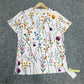 PureWear® - Arizona Garden Weißes Kurzarmtop