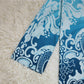 BlütenBliss® - Luftiges blaues langärmeliges Minikleid