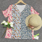FallStil® - Kurzärmeliges Retro-Top mit Druck