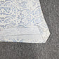 SpringStil® - Verwittertes blaues weißes Vintage Print Minikleid mit halben Ärmeln