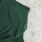 Naturlux® - Grünes Midikleid mit plissiertem Frontschlitz und Juwelen