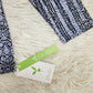 FallStil® - Blau Drip Luxe Print Langarm-Top