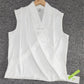 PureWear® - Vintage ärmelloses einfarbiges Top