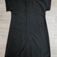 SpringStil® - Schwarzes kurzärmeliges einfarbiges Minikleid