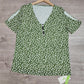 PureWear® - Fresh Top mit geteilten Ärmeln und Druck