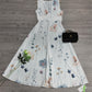 FallStil® - Jugendliches Pflanzen-Midikleid mit Blumendruck