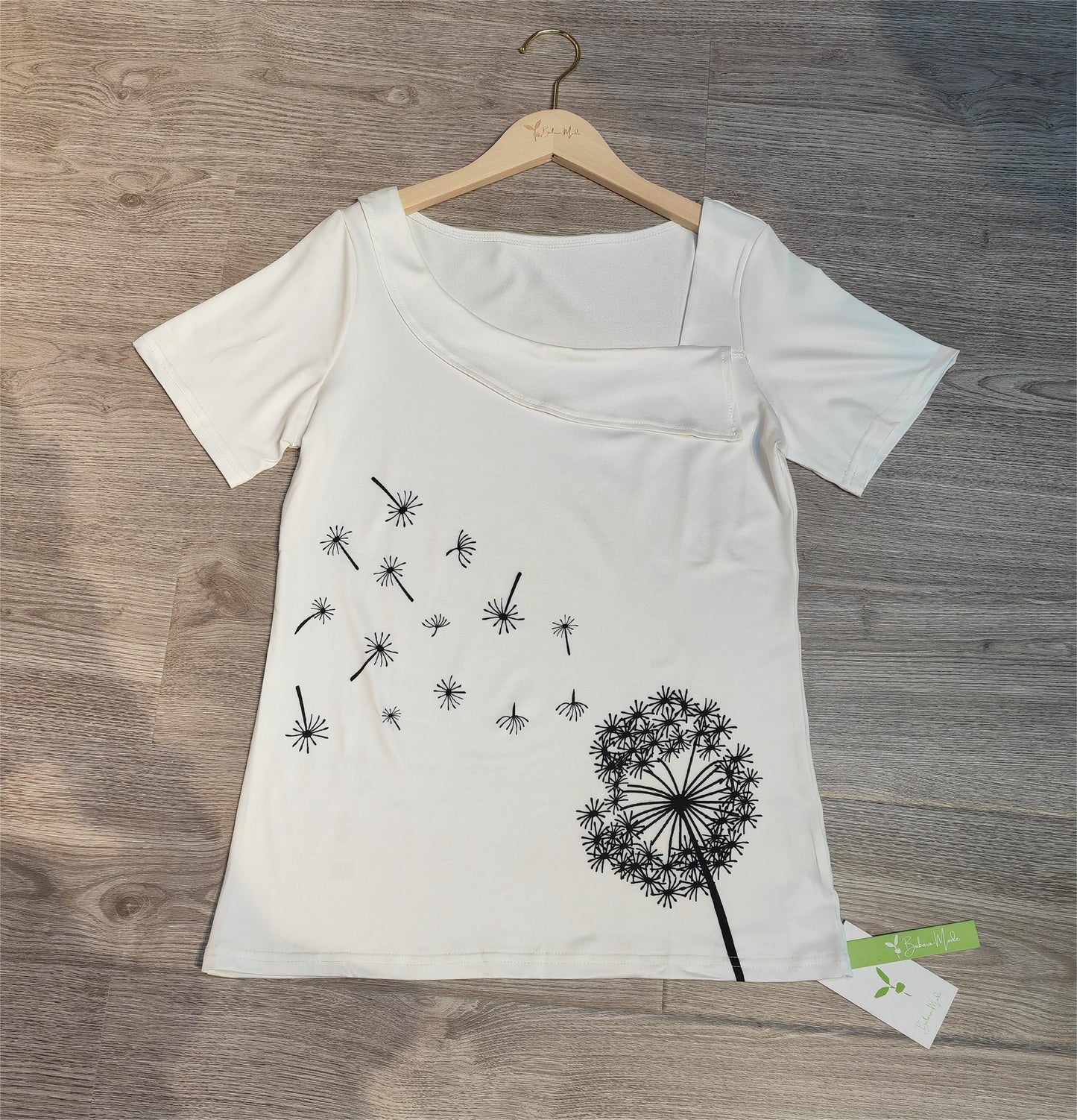 SpringStil® - Weißes kurzärmeliges Print-Top