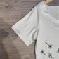 SpringStil® - Weißes kurzärmeliges Print-Top
