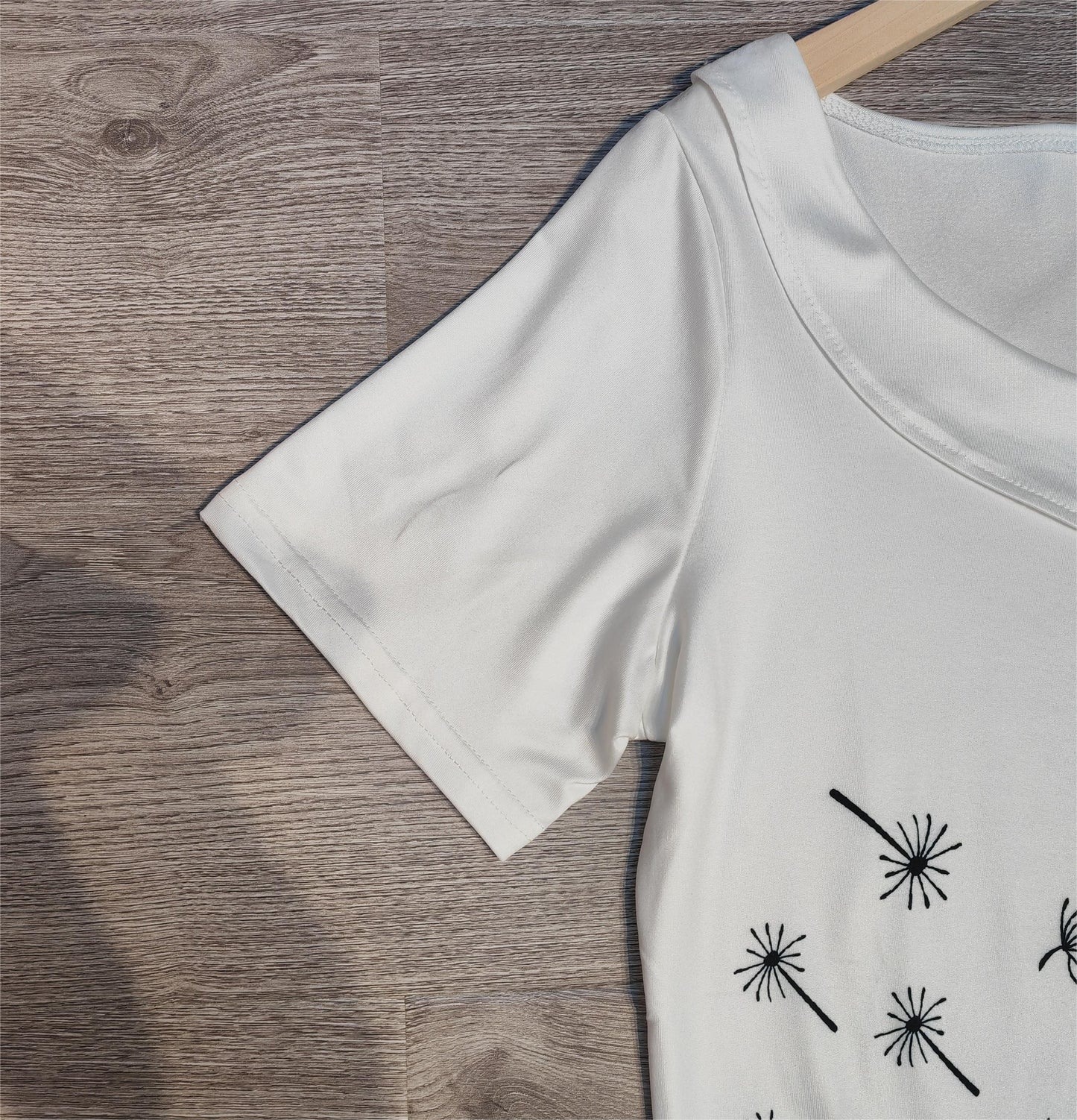 SpringStil® - Weißes kurzärmeliges Print-Top