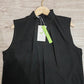 PureWear® - Schwarzes ärmelloses Top mit Rundhalsausschnitt