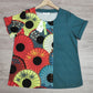 SpringStil® - Frischer Druck Rundhalsausschnitt Top