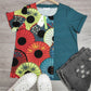 SpringStil® - Frischer Druck Rundhalsausschnitt Top