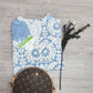 Naturlux® - Modisches blaues Print-Top