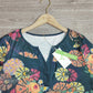PureWear® - Trendiges kurzärmeliges Print-Top