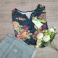PureWear® - Trendiges kurzärmeliges Print-Top