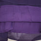 PureWear® - Lila Einfarbiges Midikleid mit V-Ausschnitt