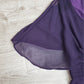 PureWear® - Lila Einfarbiges Midikleid mit V-Ausschnitt