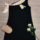 Naturlux® - Schickes ärmelloses Farbblock-Minikleid