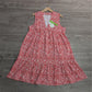 PureWear® - Rotes ärmelloses Print-Minikleid