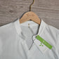 PureWear® - Einfarbiges weißes Basic-Top mit kurzen Ärmeln