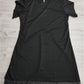 FallStil® - Elegantes Schwarzes Minikleid mit geteilten Ärmeln  V-Ausschnitt