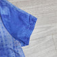 FallStil® - V-Ausschnitt halbe Ärmel lila lässiges Minikleid