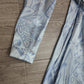 BlütenBliss® - Elegantes Maxikleid mit blauem Aufdruck