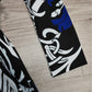 Purewear®- Schickes blaues Midikleid mit Druck