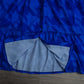 Naturlux® - Blau bedrucktes Midikleid mit Kragen