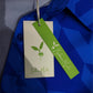 Naturlux® - Blau bedrucktes Midikleid mit Kragen