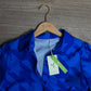 Naturlux® - Blau bedrucktes Midikleid mit Kragen