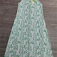 BlütenBliss® - Grünes Midikleid mit Seitentaschen