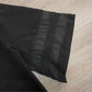 BlütenBliss® - Cooles schwarzes einfarbiges Oberteil mit Rundhalsausschnitt