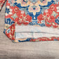Naturlux® - Herbst Blumenprint Rundhalsausschnitt Langarm Top