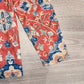 Naturlux® - Herbst Blumenprint Rundhalsausschnitt Langarm Top