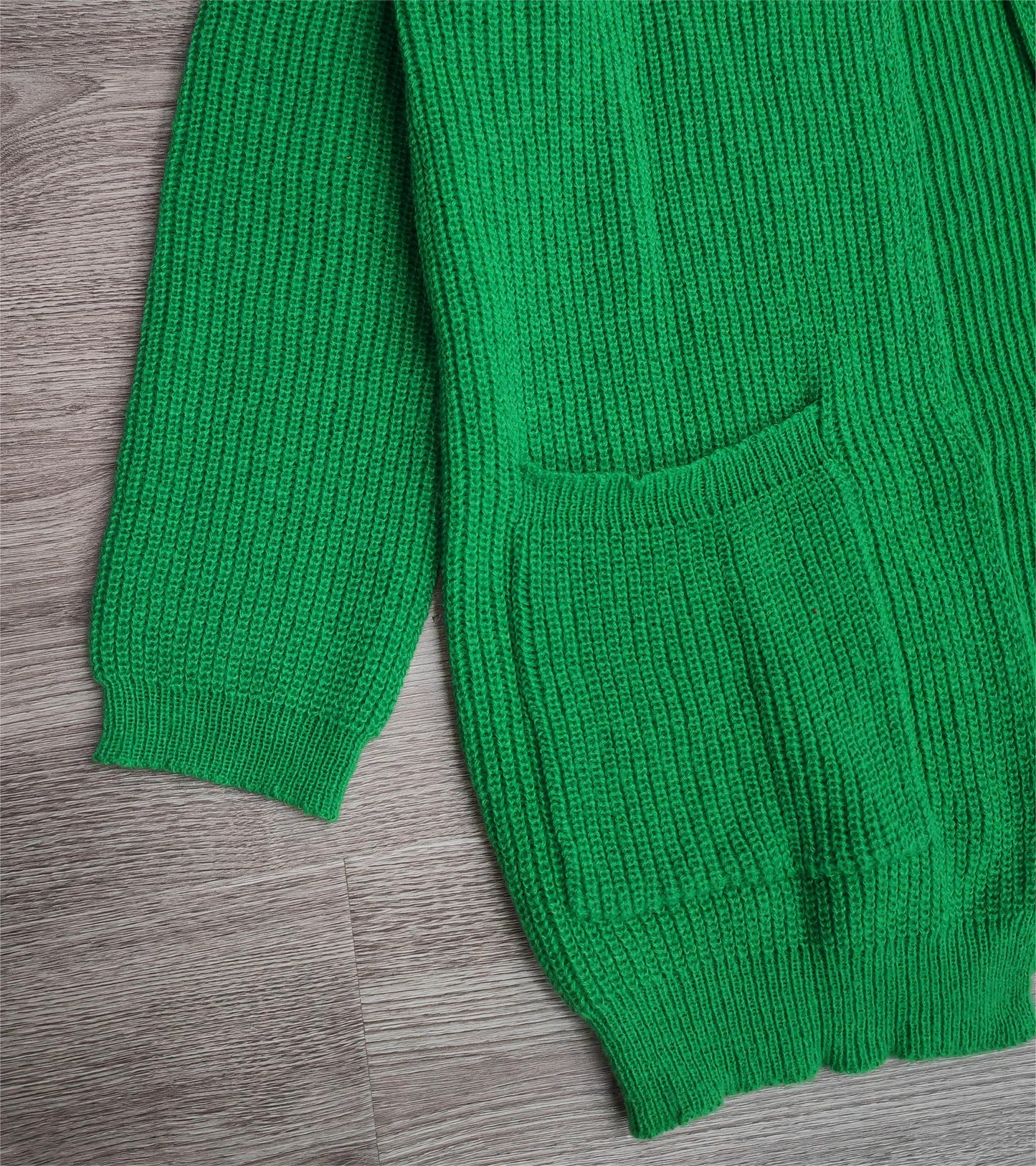 Monci® - Lässige einfarbige Strickjacke mit langen Ärmeln