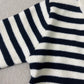 StrickSinn® - Schicke langärmelige gestreifte Strickjacke