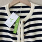 StrickSinn® - Schicke langärmelige gestreifte Strickjacke