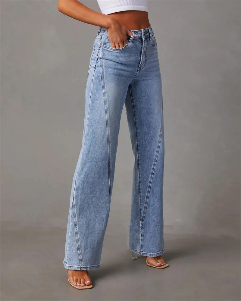 Teresia – Denim Jeans mit mittlerer Taille