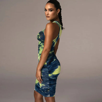 Isabella | Tie-Dye Skinny Minikleid
