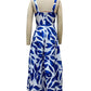 Sophia - Blaues Sommer Maxikleid