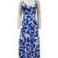 Sophia - Blaues Sommer Maxikleid