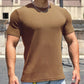 Jonas - Himmelblaues Strick-T-Shirt