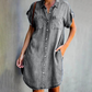 Skye - Casual Denim-Hemdkleid