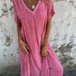 Amalie - Kleid mit V-Ausschnitt