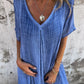 Amalie - Kleid mit V-Ausschnitt