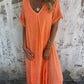 Amalie - Kleid mit V-Ausschnitt