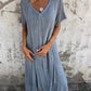 Amalie - Kleid mit V-Ausschnitt
