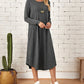 Zelda - Langärmeliges lockeres Kleid