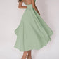 Audrey Elegantes Kleid mit V-Ausschnitt und Trägern